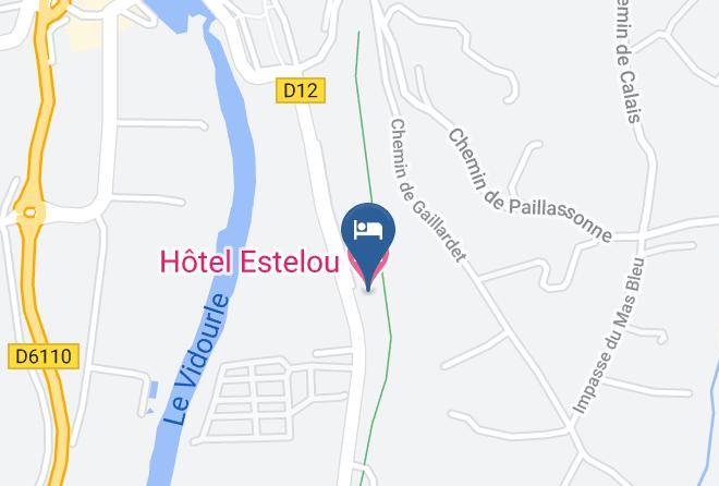 Gard - Hotel Estelou Maps