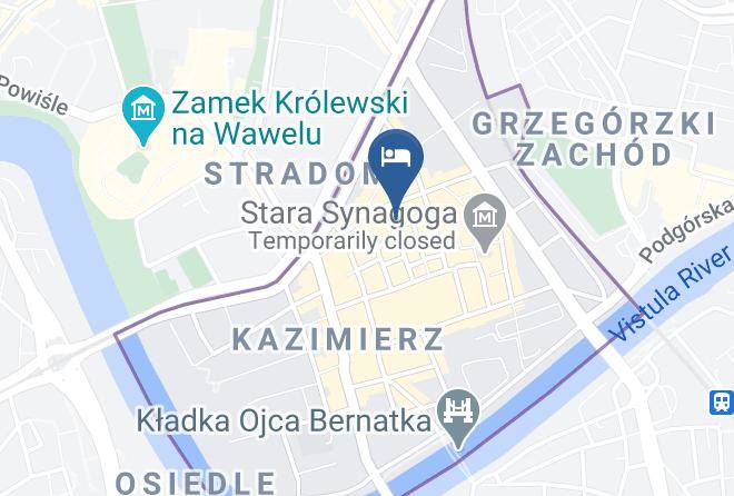 Cracow - Hotel Estera Maps