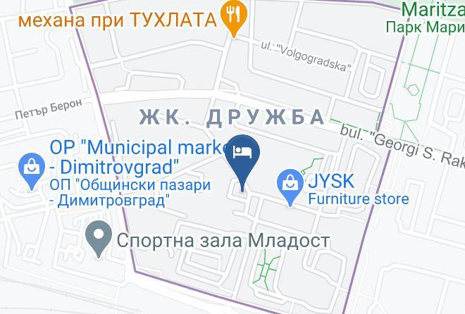 Dimitrovgrad - Hotel Estilo Maps