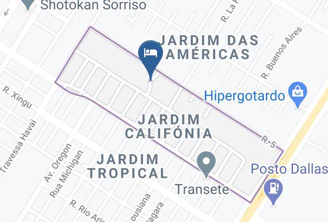 Sorriso - Hotel Estilos Maps