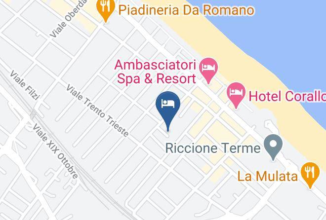 Rimini - Hotel Estoril Maps