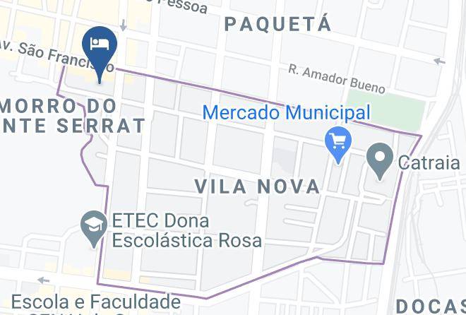 Santos - Hotel Estoril Maps