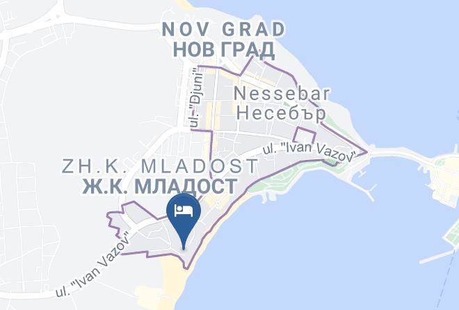 Nesebar - Hotel Estrea Maps