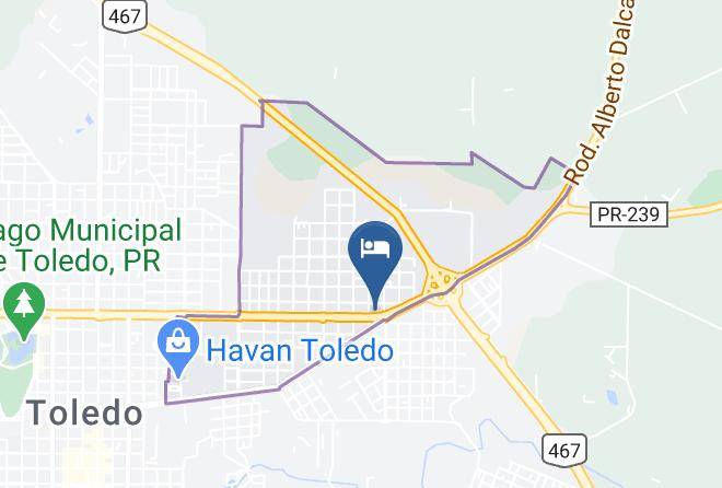 Hotel Estrela Azul Map