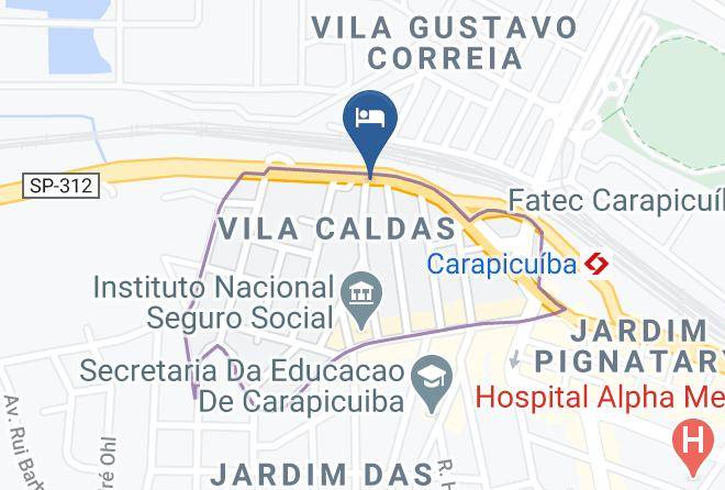 Carapicuiba - Hotel Estrela Maps