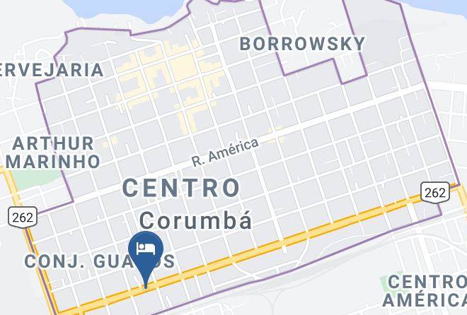 Corumba - Hotel Estrela Da Gloria Maps