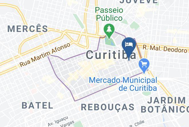 Curitiba - Hotel Estrela Do Sul Maps