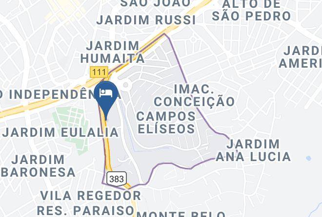 Taubate - Hotel Estrela Do Vale Maps
