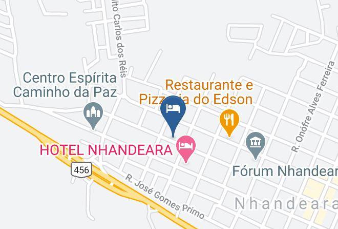 Nhandeara - Hotel Estrela Nhandeara Maps
