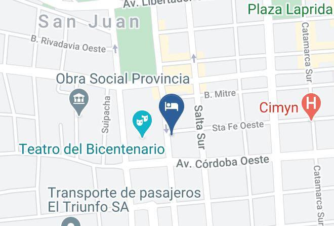 San Juan - Hotel Estrella Andina Maps