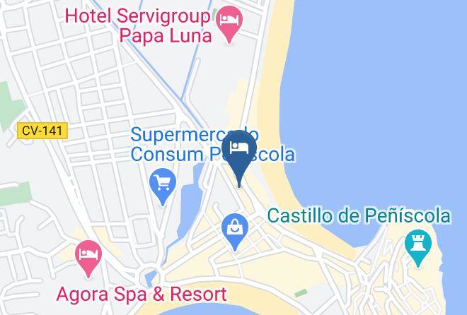 Castellon - Hotel Estrella Del Mar Maps