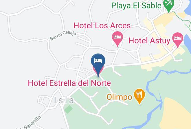 Arnuero - Hotel Estrella Del Norte Maps