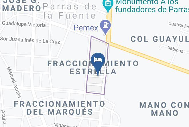 Parras - Hotel Estrella Maps