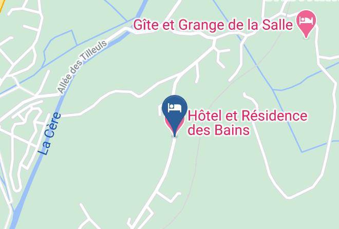 Cantal - Hotel Et Residence Des Bains Maps