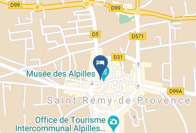 Bouches Du Rhone - Hotel Et Restaurant De Tourrel Maps