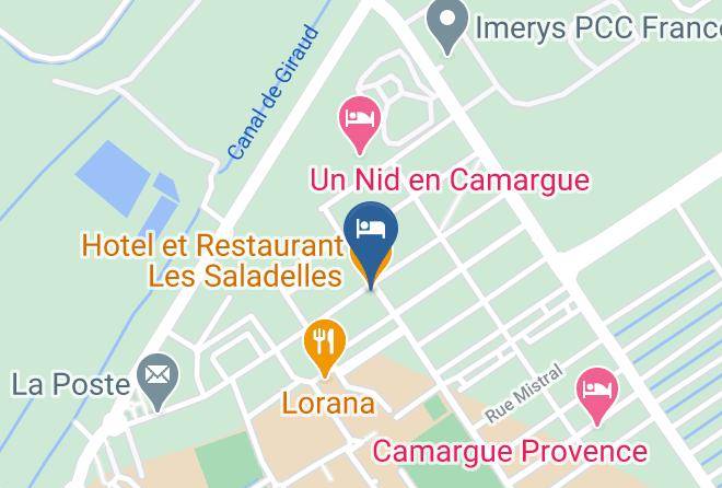 Bouches Du Rhone - Hotel Et Restaurant Les Saladelles Maps