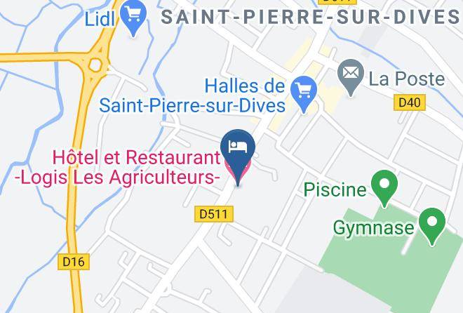 Calvados - Hotel Et Restaurant Logis Les Agriculteurs Maps