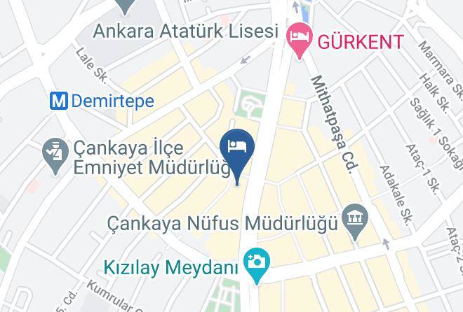 Cankaya - Hotel Etap Mola Maps