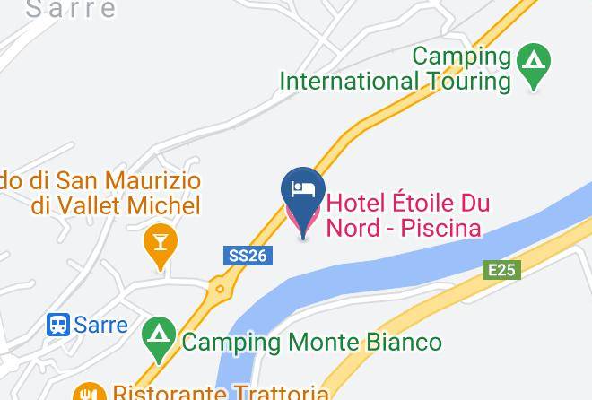 Aosta - Hotel Etoile Du Nord Piscina Maps