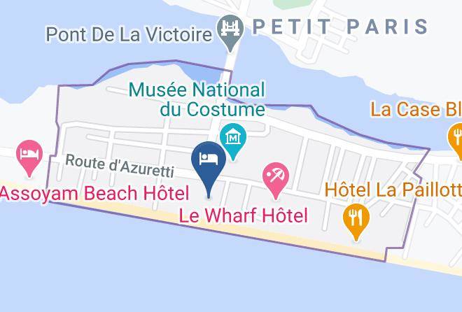 Grand Bassam - Hotel Etoile Du Sud Maps