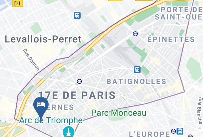 Paris - Hotel Etoile Saint Ferdinand By Happyculture Maps