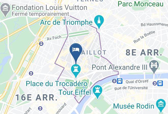 Paris - Hotel Etoile Trocadero Maps