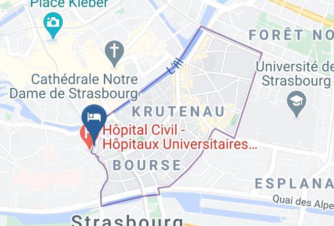 Bas Rhin - Hotel Ettenheim Maps