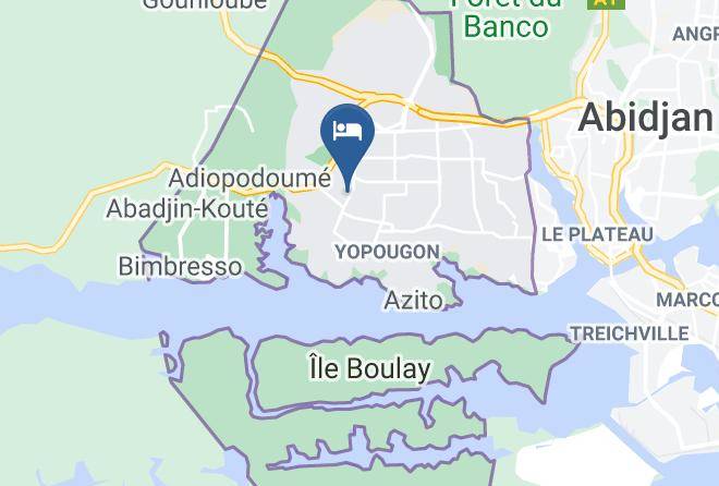 Abidjan - Hotel Eulis Maps
