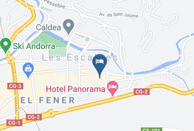 Escaldes Engordany - Hotel Eureka Maps