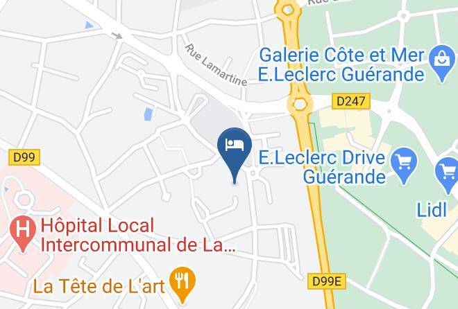 Loire Atlantique - Hotel Eurocean Maps