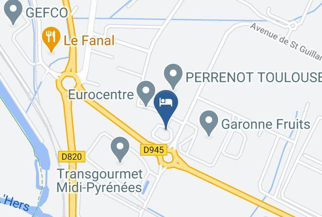 Haute Garonne - Hotel Eurocentre Maps