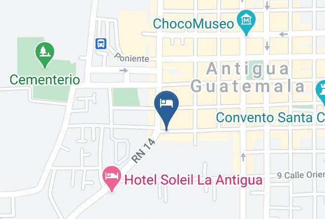 Antigua Guatemala - Hotel La Galeria Maps