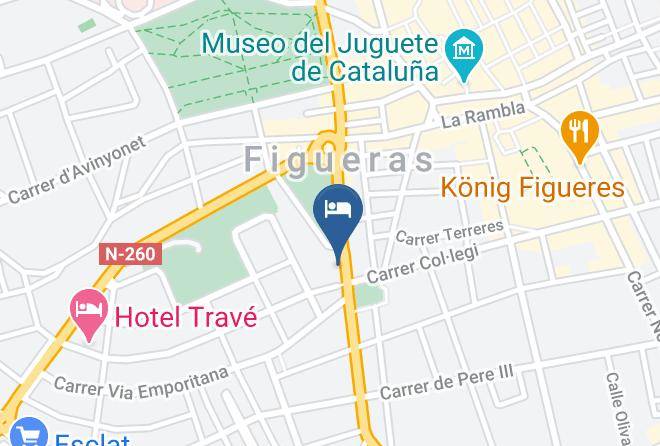 Girona - Hotel Europa De Figueres Maps