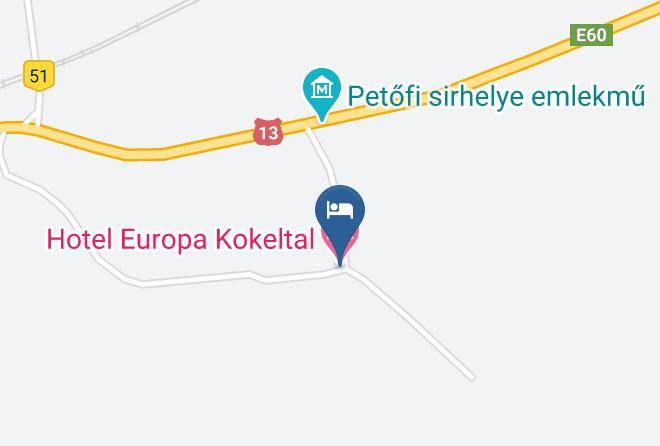 Hotel Europa Kokeltal Map - Mures - Albesti