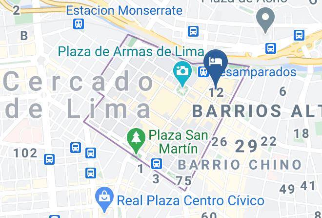 Lima - Hotel Europa Maps
