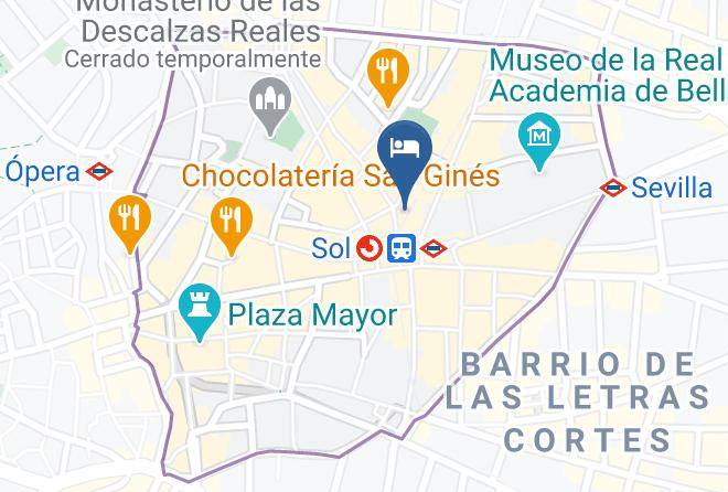 Madrid - Hotel Europa Madrid Maps