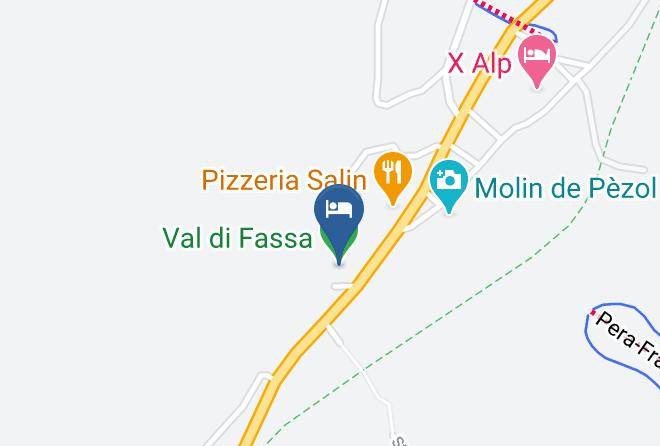 Trento - Hotel Europa Pera Di Fassa Maps