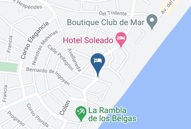 Pinamar - Hotel Europa Maps