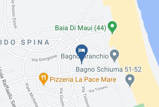 Ferrara - Hotel Europa Park Di Fois Fabrizio Maps