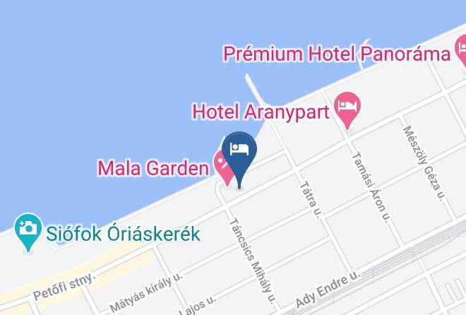 Siofok - Hotel Europa Maps