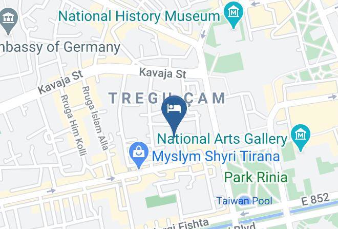 Tirana - Hotel Europa Maps