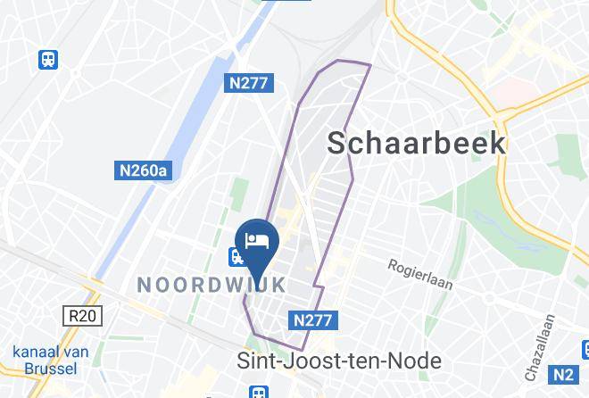 Saint Josse Ten Noode - Hotel Europacity Maps