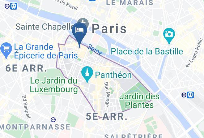 Hotel Europe Saint Severin Map