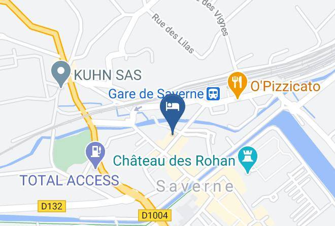 Bas Rhin - Hotel Europe Saverne Maps