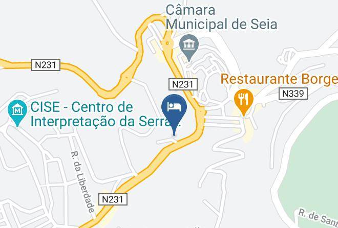 Seia - Hotel Eurosol Seia Camelo Maps