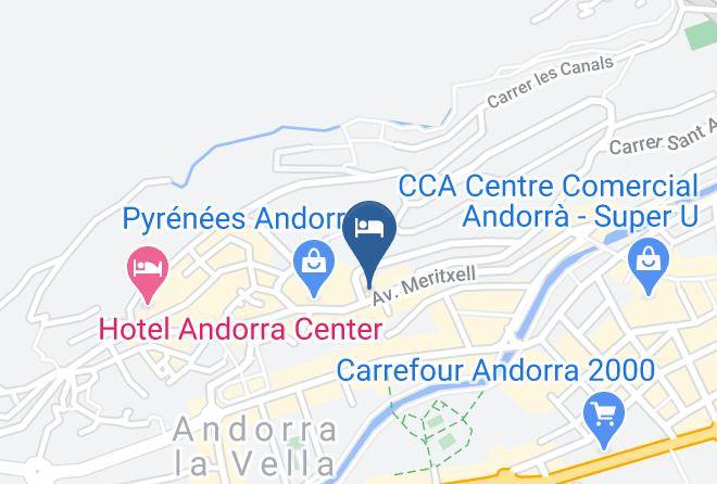 Andorra La Vella - Eurostars Andorra Maps
