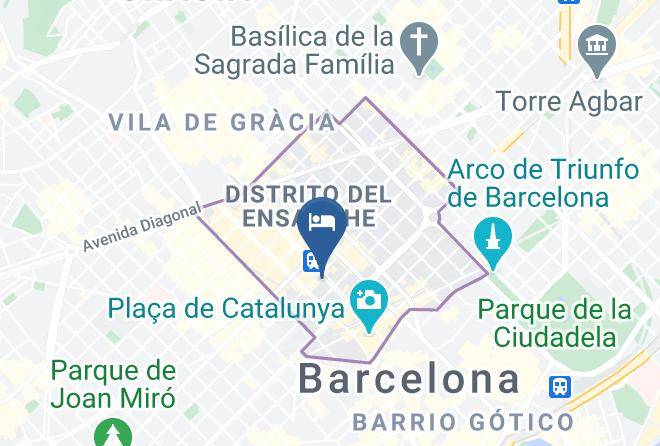 Barcelona - Hotel Eurostars Bcn Design Maps