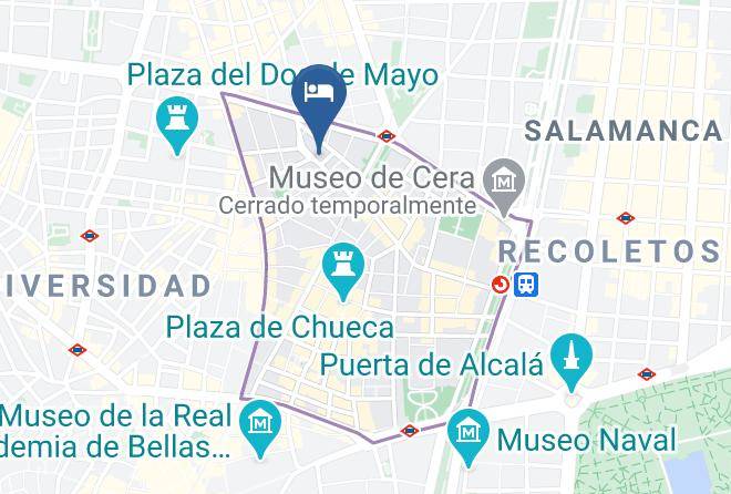 Hotel Eurostars Central Map