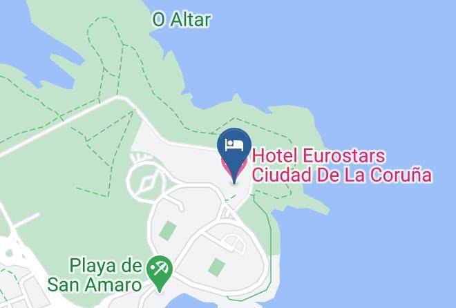 Auna - Hotel Eurostars Ciudad De La Coruna Maps