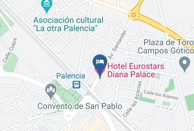 Hotel Eurostars Diana Palace Map